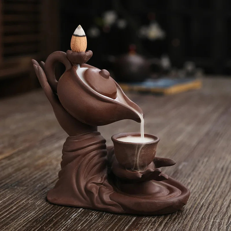 Buddha Hand Backflow Incense Burner