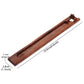 Plain Wooden Bamboo Stick Plate Incense Holder 