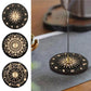 9-Hole Incense Stick Burner | Wood Incense Tray Holder For Sticks.