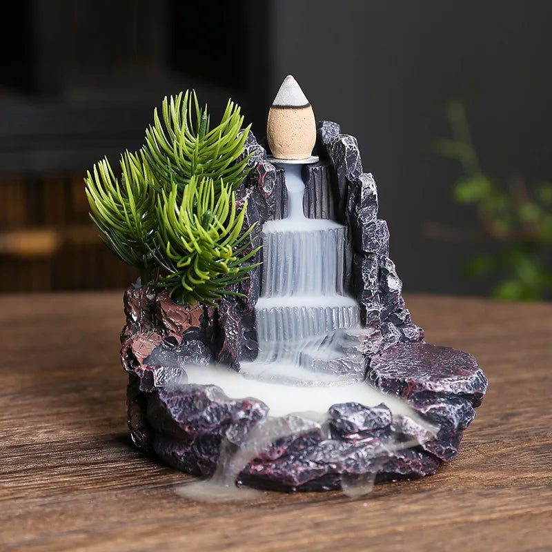 Flowing Waterfall Backflow Incense Burner