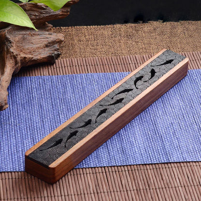 Retro Wooden Incense Holder
