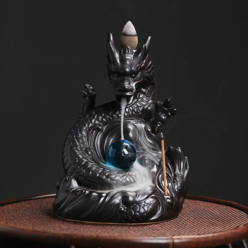 Dragon Ceramic Incense Stick Holder