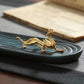 Metal Gold Incense Burner Stick | Dragon Incense Holder | Mini Sandalwood Censer.