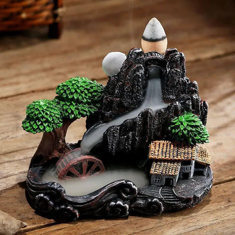 Flowing Waterfall Backflow Incense Burner