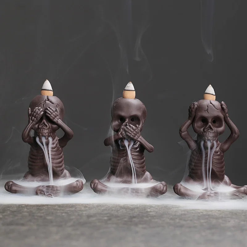 Skull Kid Backflow Incense Burner