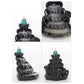 Ceramic Backflow Incense Burner with 10 Cones Waterfall Holder