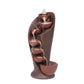 Torch Design Waterfall Incense Burner | Portable Incense Holder Ceramic Censer.