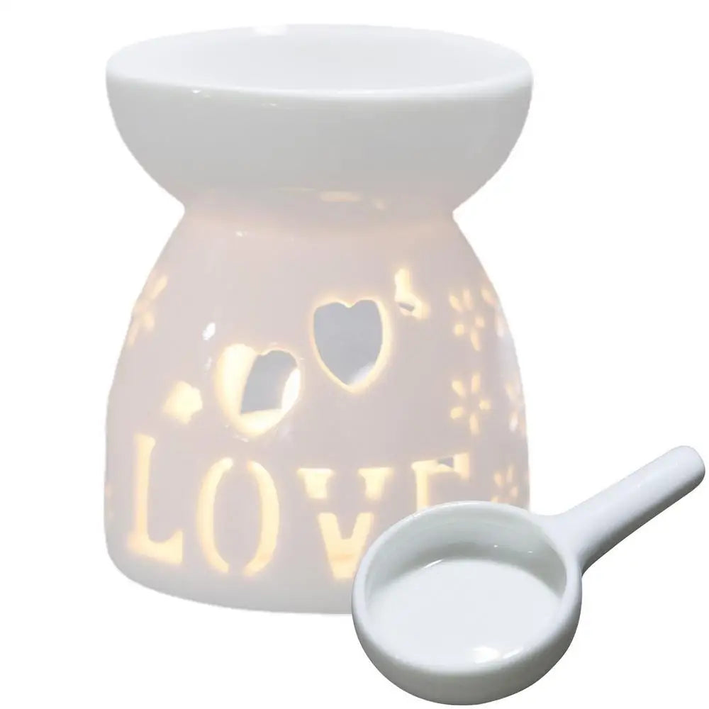 Wax Melt Essential Oil Incense Burner 