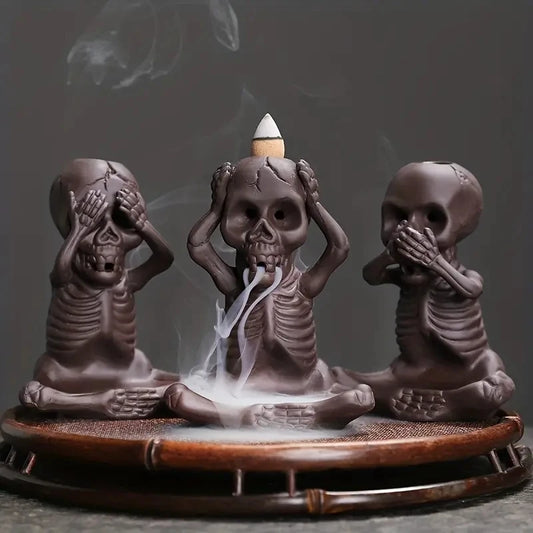 Skull Kid Backflow Incense Burner