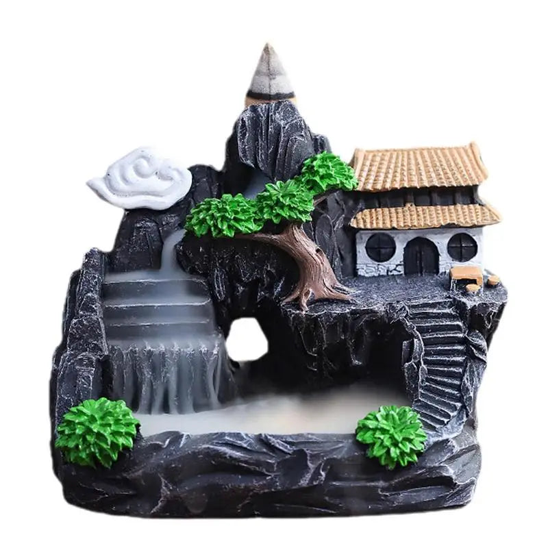 Fountain Resin Backflow Incense Holder