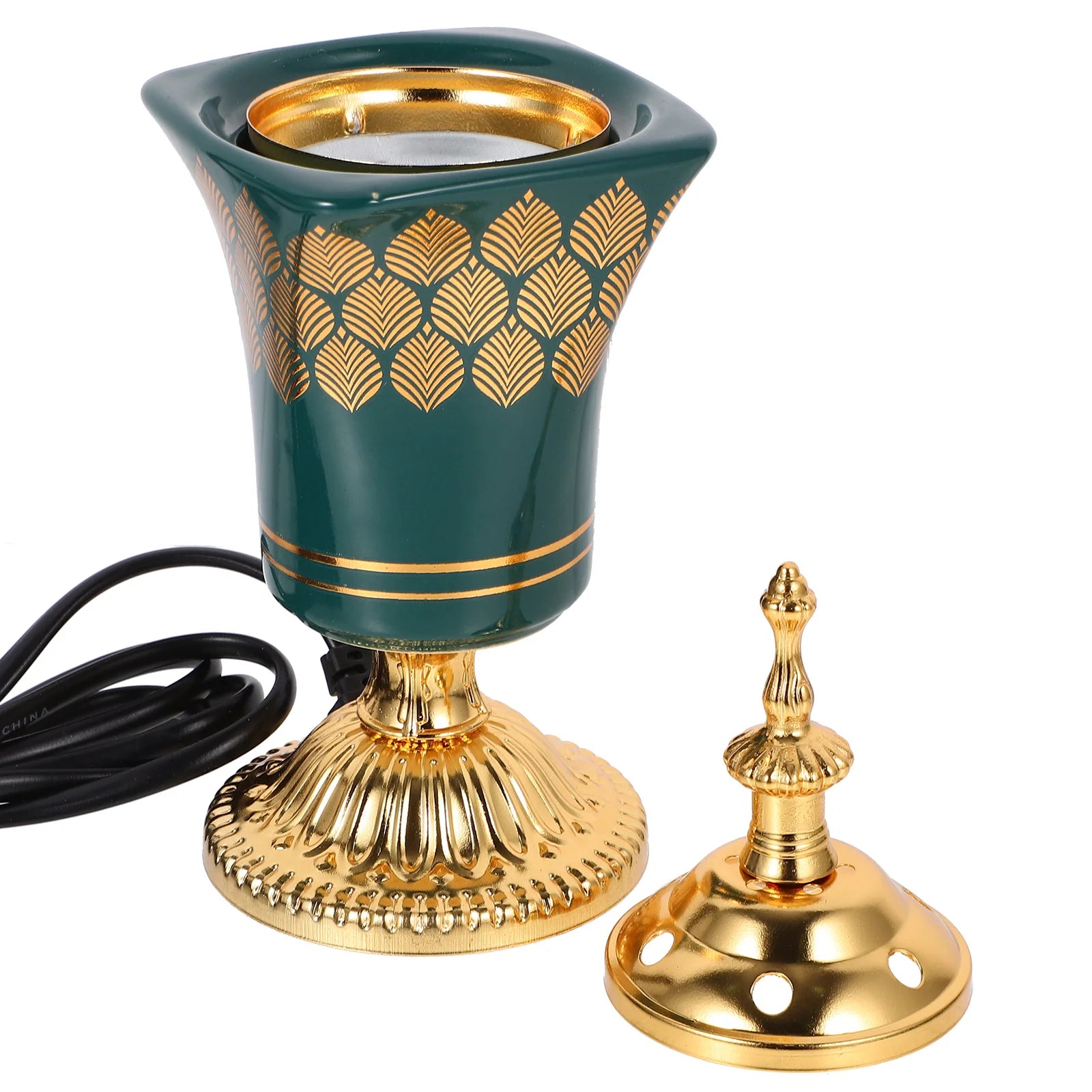 Bakhoor Electric Incense Burner | Vintage Arabic Incense Holder | Middle Eastern Tabletop.