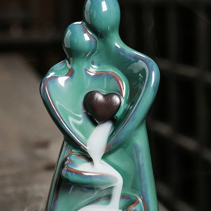 Ceramic Lover Backflow Incense Burner 