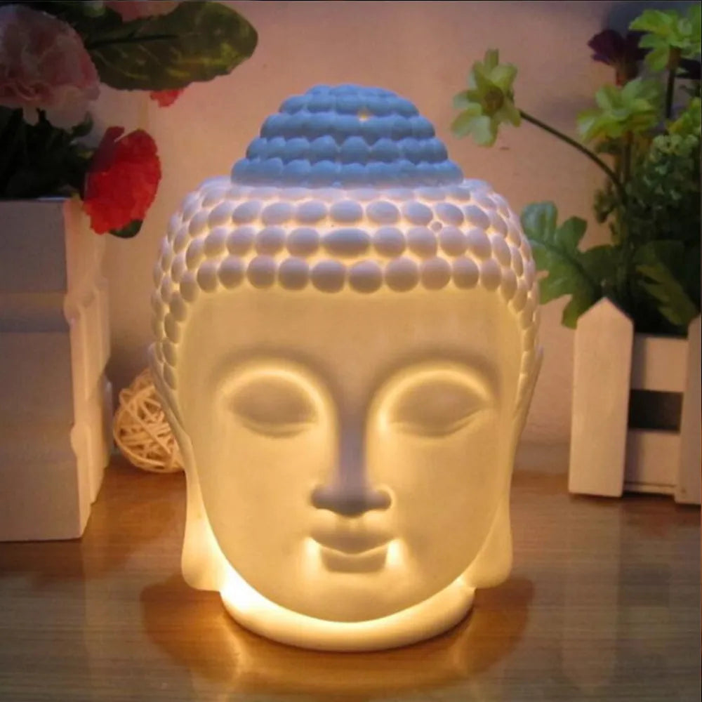 Buddha Head Essential Oil Burner 