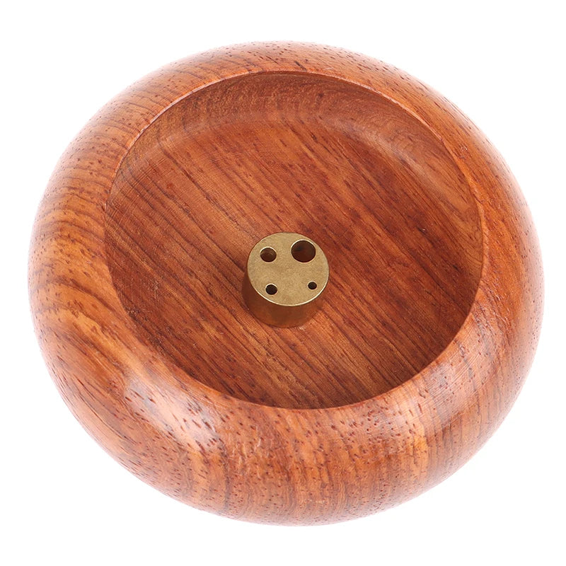 Wooden Bowl Mini Incense Holder