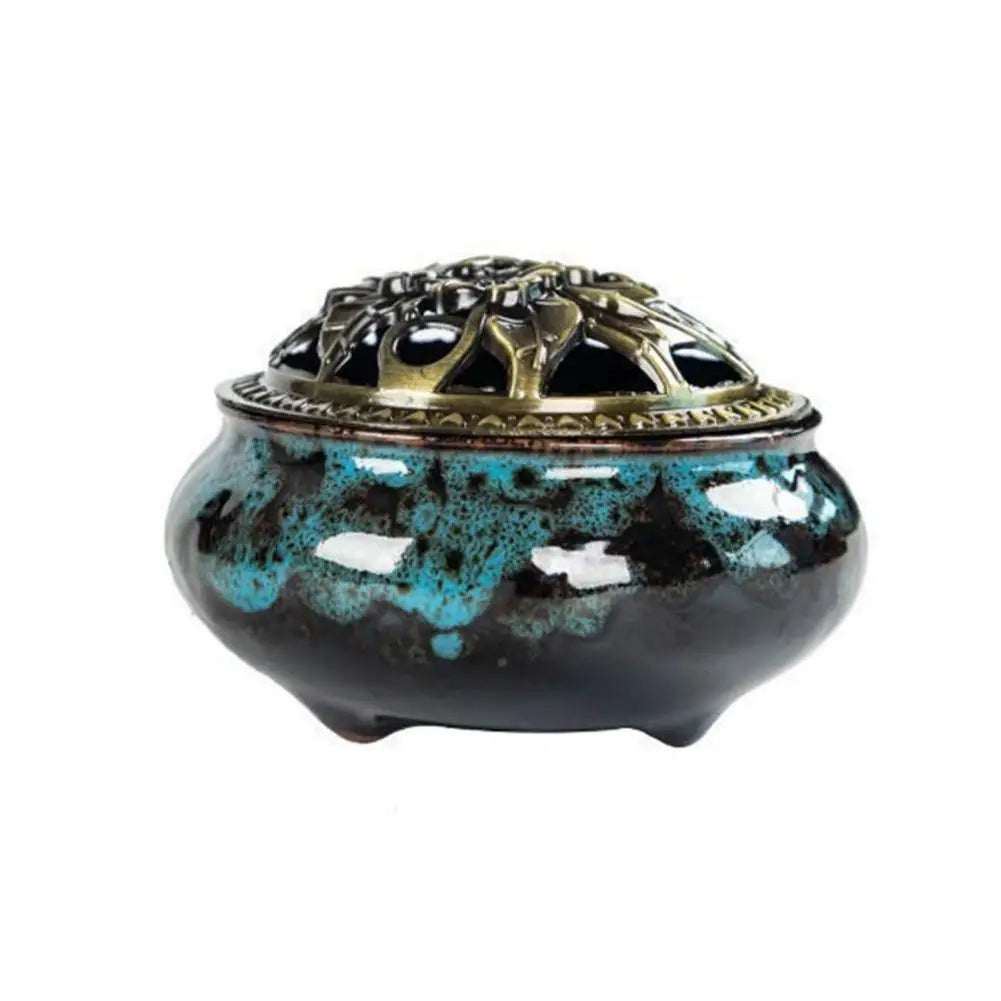 Incense Burner with Lid Hollow 