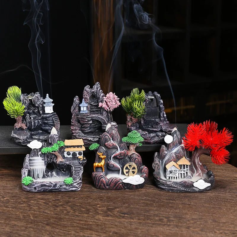 Flowing Waterfall Backflow Incense Burner