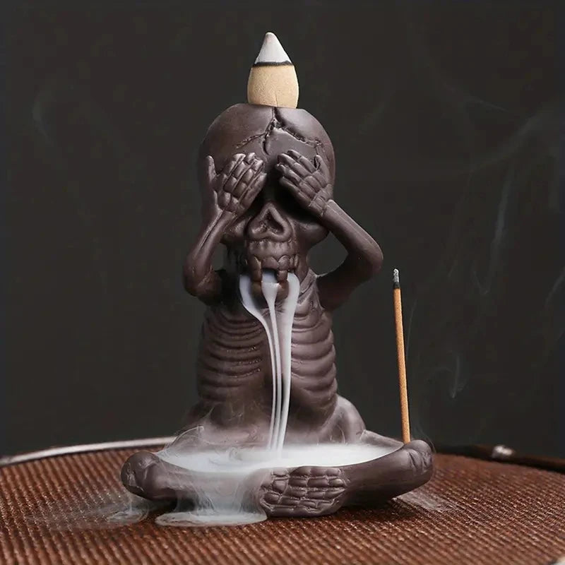 Skull Kid Backflow Incense Burner