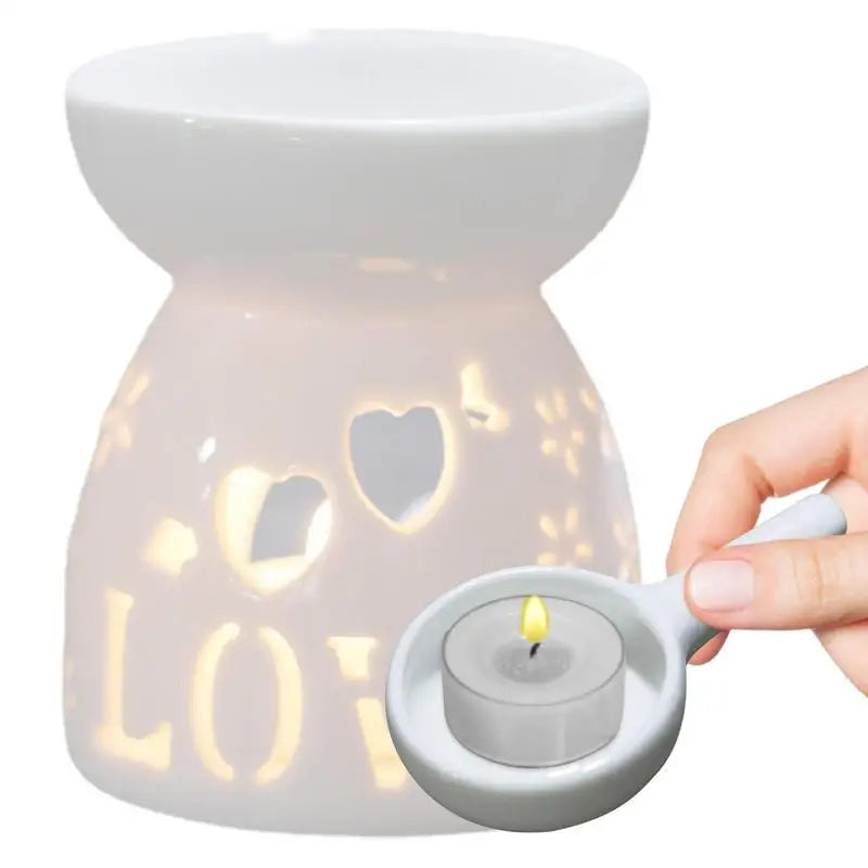 Wax Melt Essential Oil Incense Burner 