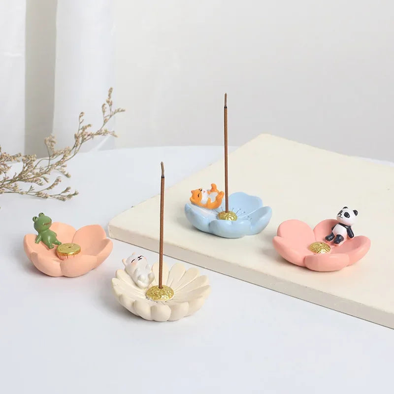 Resin Sakura Incense Stick Burner 