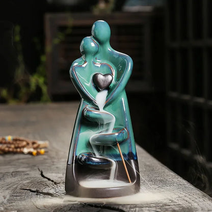 Ceramic Lover Backflow Incense Burner 