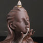 Woman Backflow Incense Burner Censer