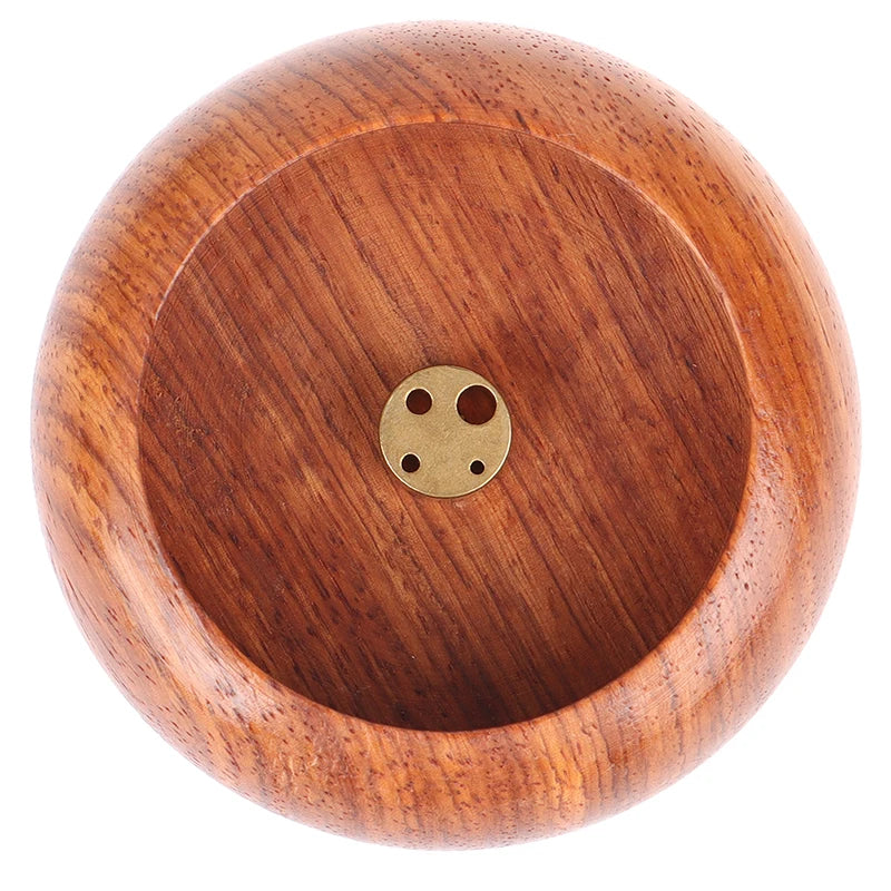 Wooden Bowl Mini Incense Holder